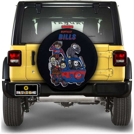 Buffalo Bills Spare Tire Covers Horror Characters Car Accessories - Gearcarcover - 1