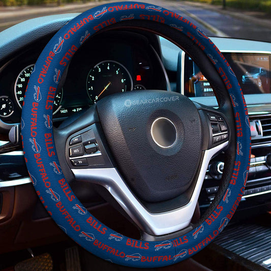 Buffalo Bills Steering Wheel Cover Sporty Team Collection - Gearcarcover - 1