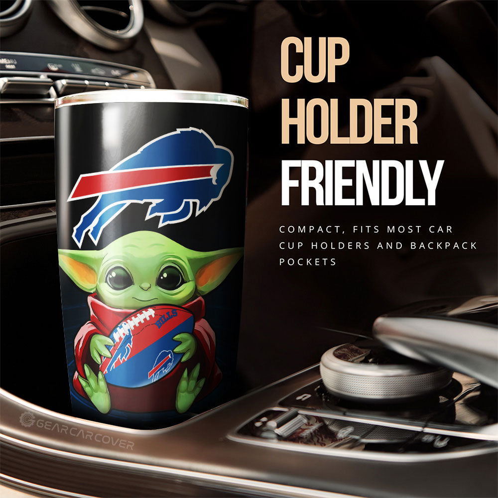 Buffalo Bills Tumbler Cup Custom Car Accessories For Fan - Gearcarcover - 3