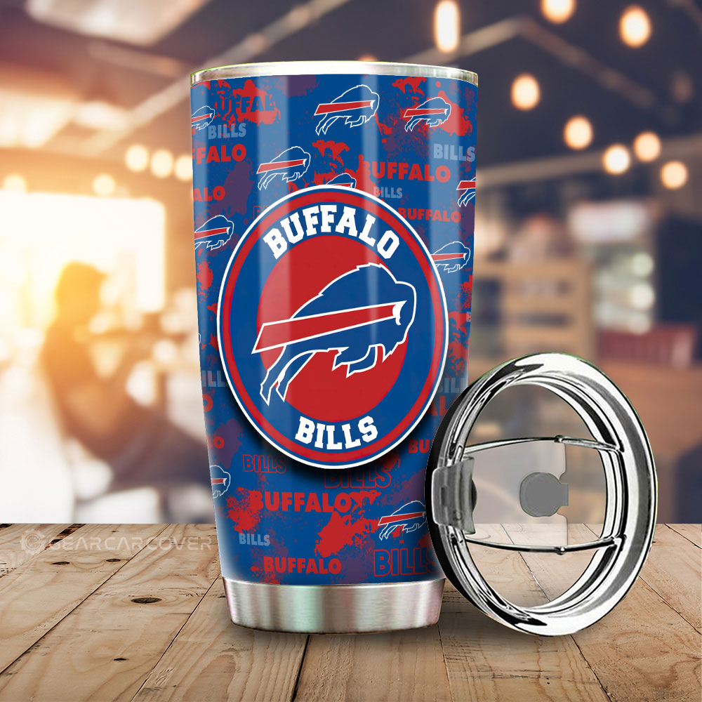Buffalo Bills Tumbler Cup Custom Car Accessories - Gearcarcover - 1