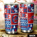Buffalo Bills Tumbler Cup Custom Ugly Style Car Accessories - Gearcarcover - 2
