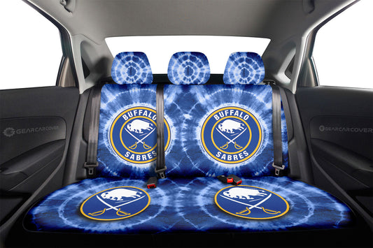 Buffalo Sabres Car Back Seat Covers Custom Tie Dye Car Accessories - Gearcarcover - 2