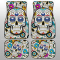 Buffalo Sabres Car Floor Mats Custom Sugar Skull Car Accessories - Gearcarcover - 1