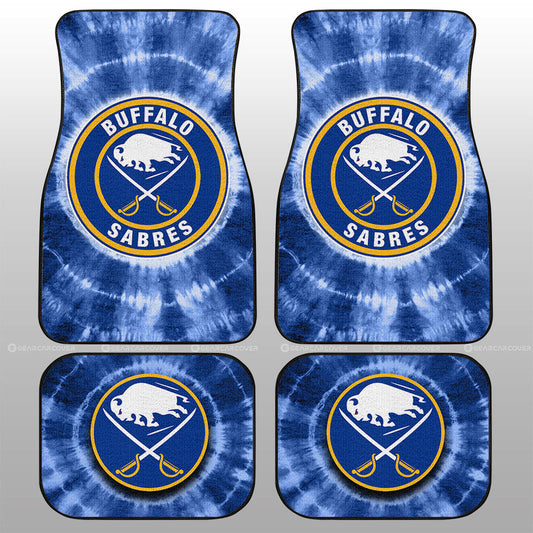 Buffalo Sabres Car Floor Mats Custom Tie Dye Car Accessories - Gearcarcover - 1
