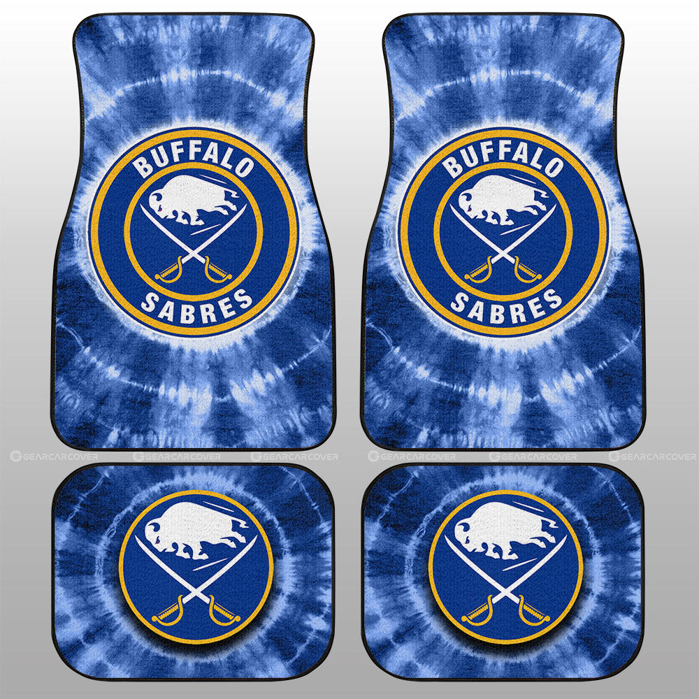 Buffalo Sabres Car Floor Mats Custom Tie Dye Car Accessories - Gearcarcover - 1