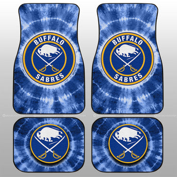 Buffalo Sabres Car Floor Mats Custom Tie Dye Car Accessories - Gearcarcover - 1