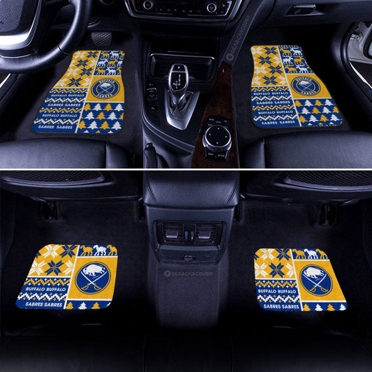 Buffalo Sabres Car Floor Mats Custom Ugly Style Car Accessories - Gearcarcover - 2