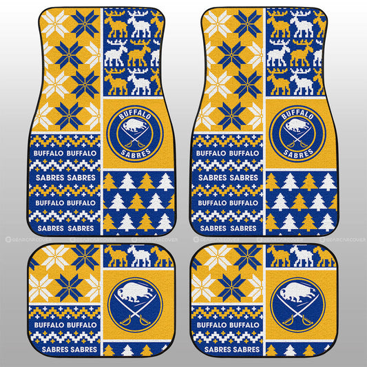 Buffalo Sabres Car Floor Mats Custom Ugly Style Car Accessories - Gearcarcover - 1