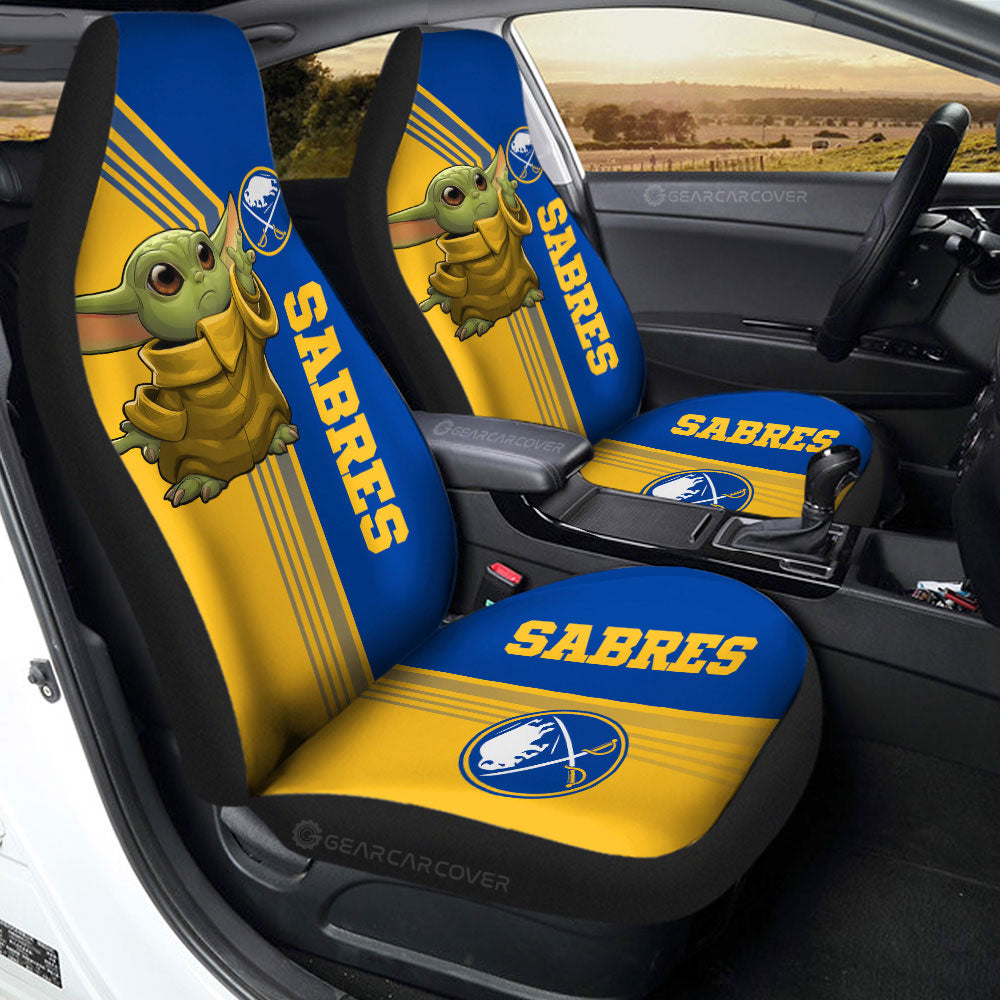 Buffalo Sabres Car Seat Covers Baby Yoda Car Accessories - Gearcarcover - 2