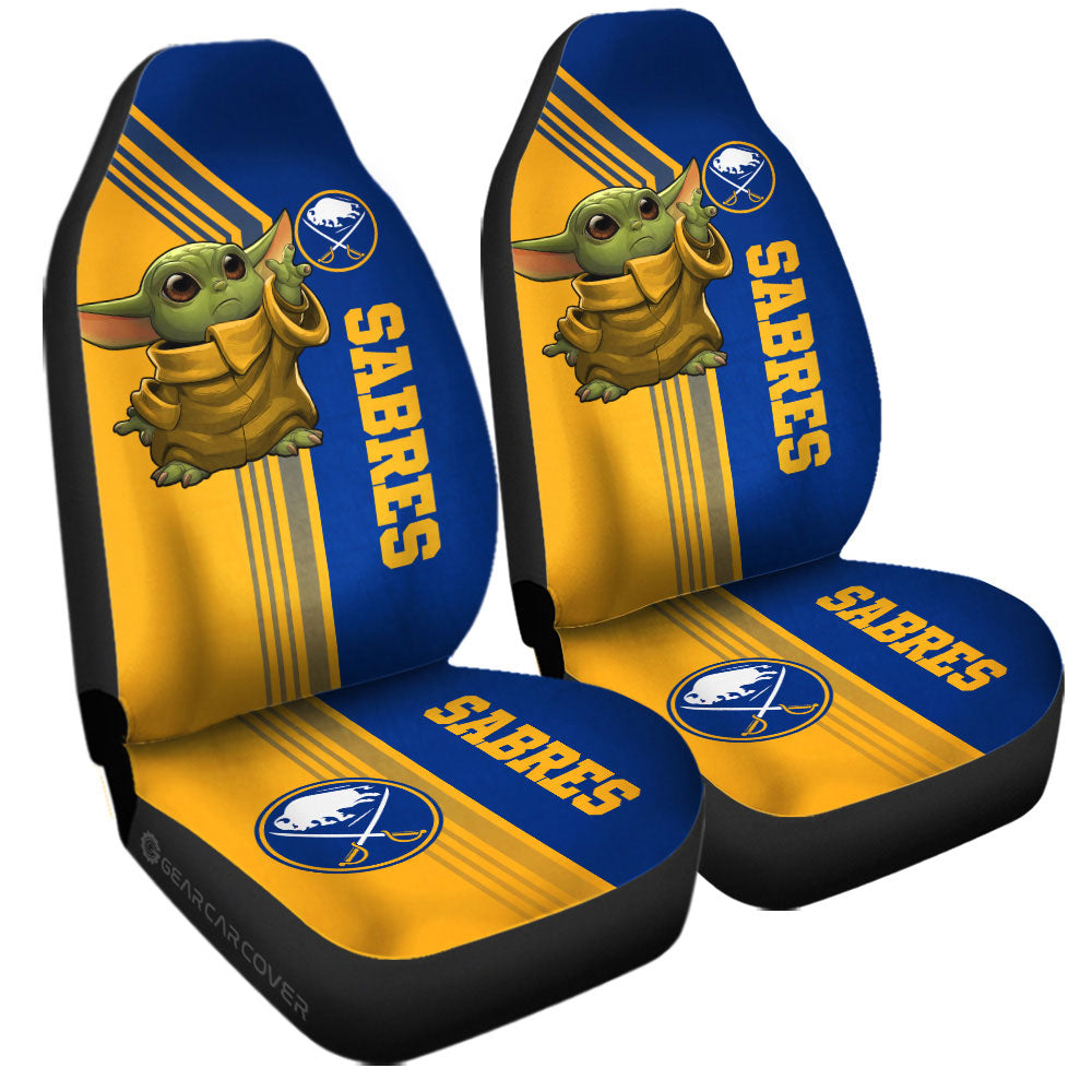 Buffalo Sabres Car Seat Covers Baby Yoda Car Accessories - Gearcarcover - 3