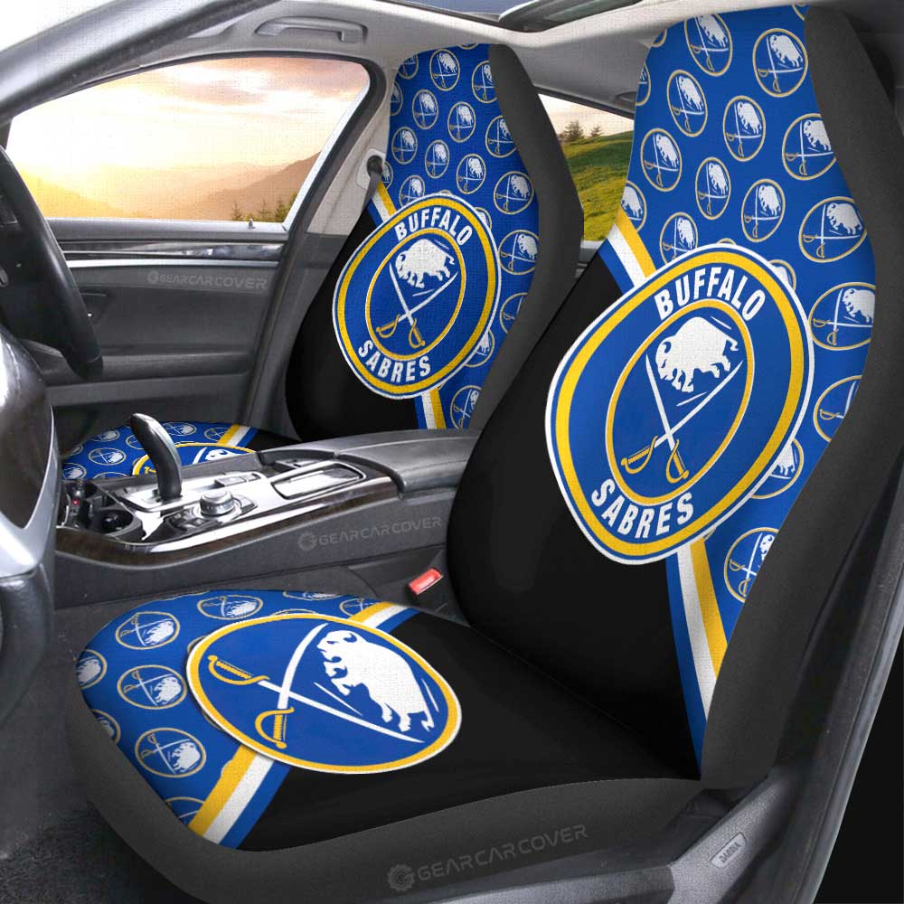 Buffalo Sabres Car Seat Covers Custom Tie Dye Car Accessories in 2023