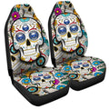 Buffalo Sabres Car Seat Covers Custom Sugar Skull Car Accessories - Gearcarcover - 3