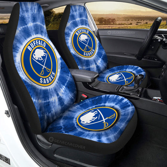 Buffalo Sabres Car Seat Covers Custom Tie Dye Car Accessories - Gearcarcover - 2