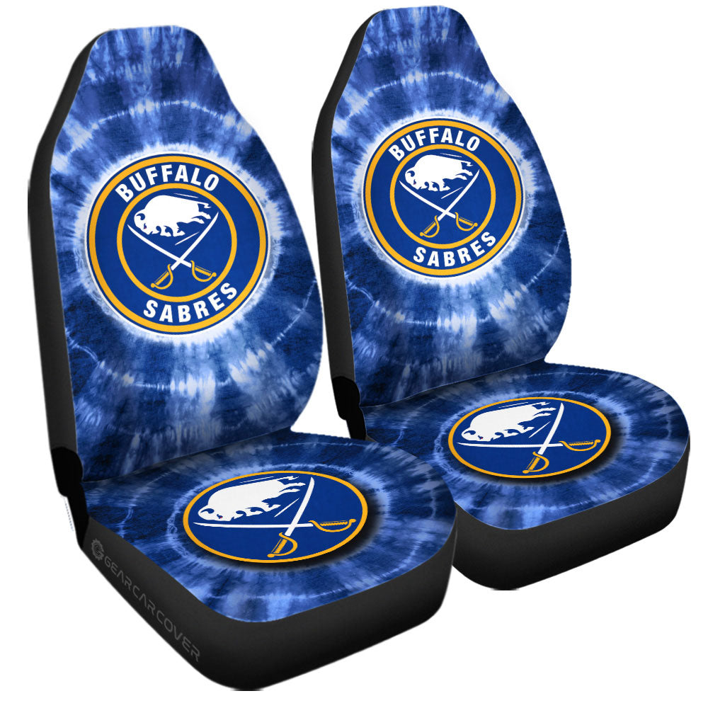 Buffalo Sabres Car Seat Covers Custom Tie Dye Car Accessories - Gearcarcover - 3