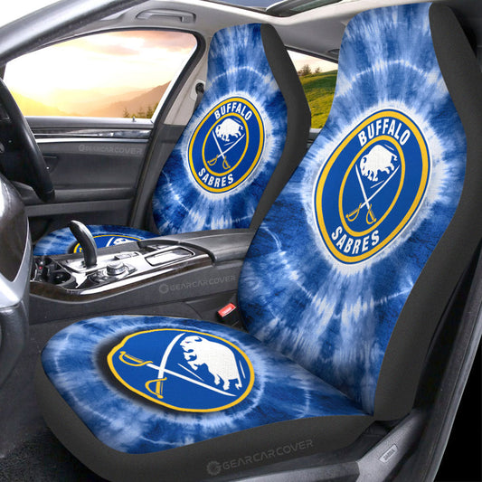 Buffalo Sabres Car Seat Covers Custom Tie Dye Car Accessories - Gearcarcover - 1
