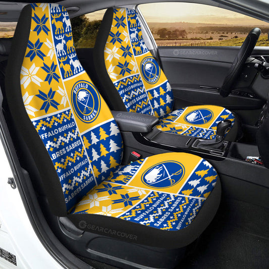 Buffalo Sabres Car Seat Covers Custom Ugly Style Car Accessories - Gearcarcover - 2