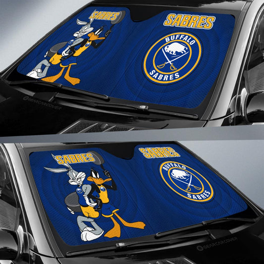 Buffalo Sabres Car Sunshade Custom Car Accessories - Gearcarcover - 2