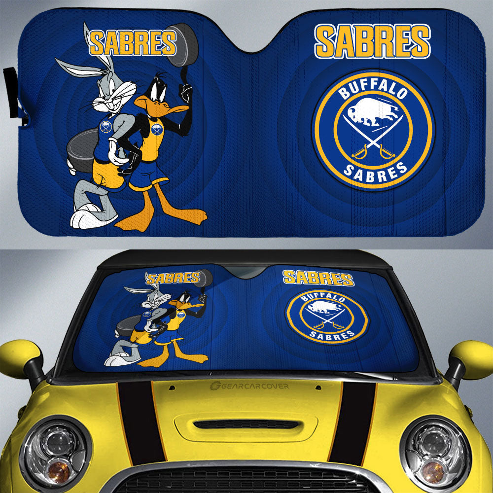 Buffalo Sabres Car Sunshade Custom Car Accessories - Gearcarcover - 1