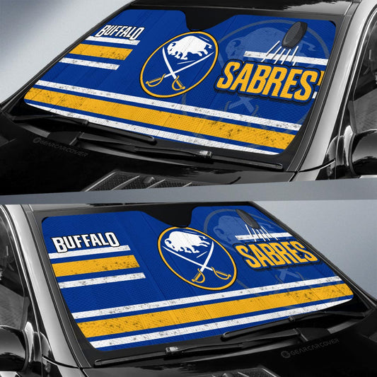 Buffalo Sabres Car Sunshade Custom Car Accessories - Gearcarcover - 2