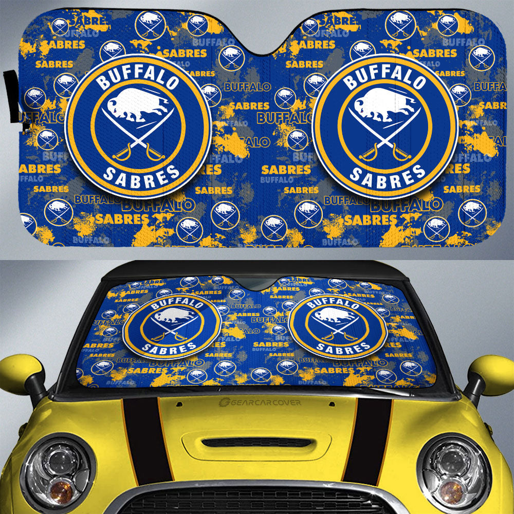 Buffalo Sabres Car Sunshade Custom Car Accessories - Gearcarcover - 1