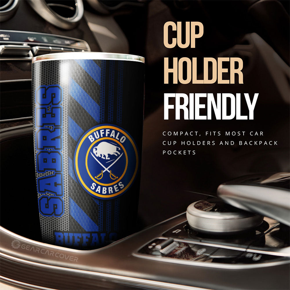 Buffalo Sabres Tumbler Cup Custom Car Accessories - Gearcarcover - 3