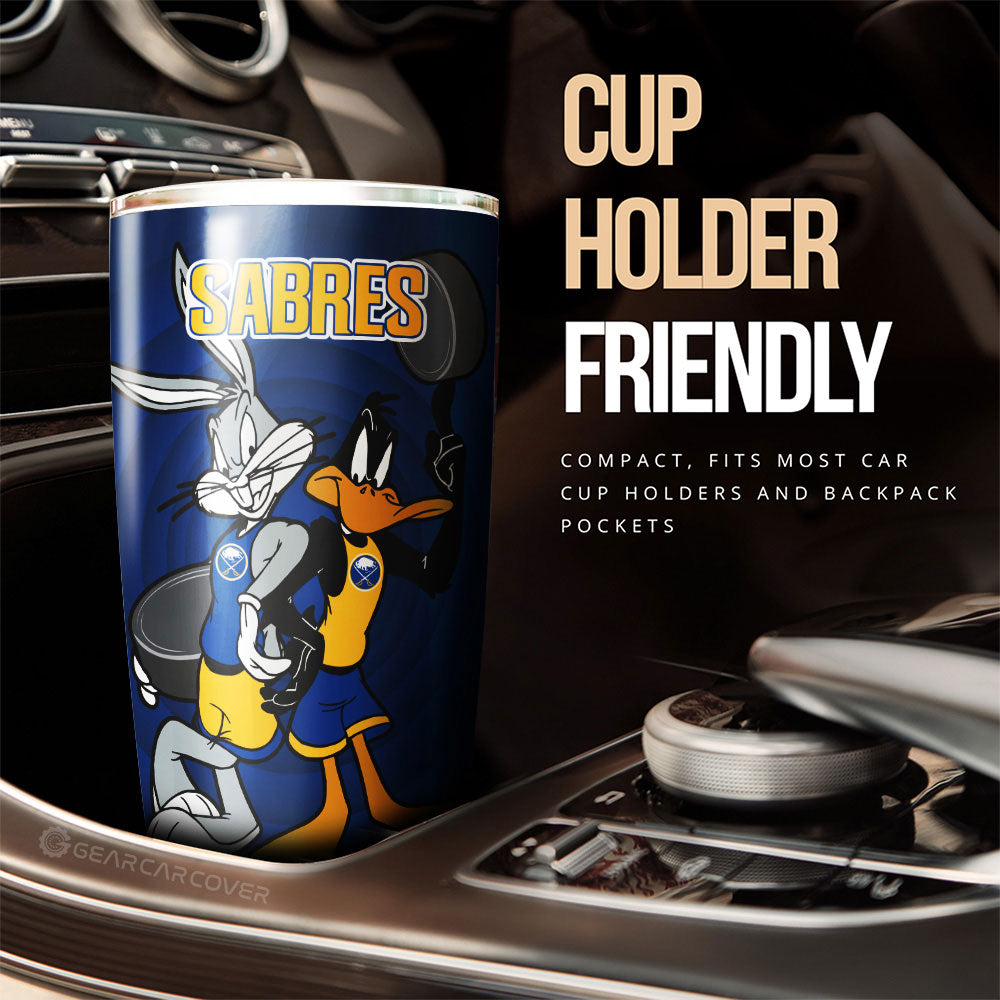 Buffalo Sabres Tumbler Cup Custom Car Accessories - Gearcarcover - 3