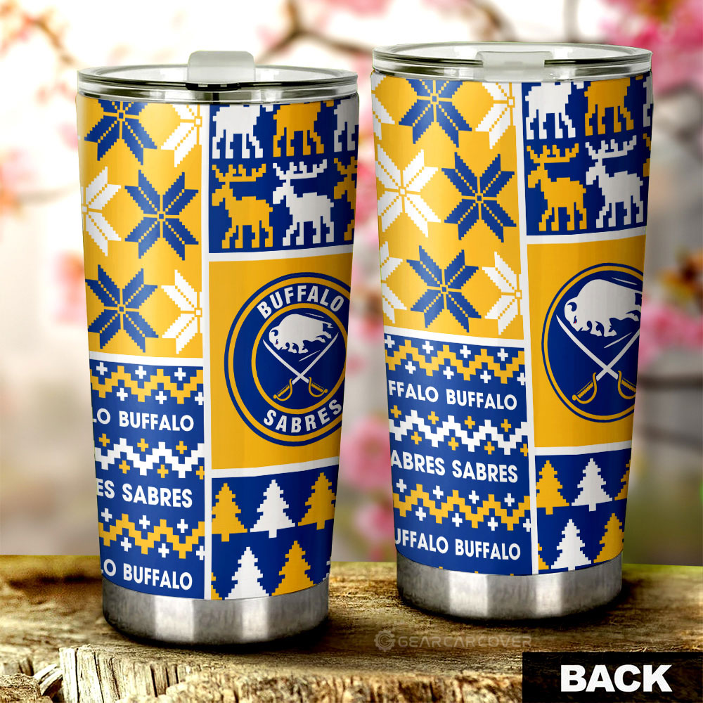Buffalo Sabres Tumbler Cup Custom Ugly Style Car Accessories - Gearcarcover - 2