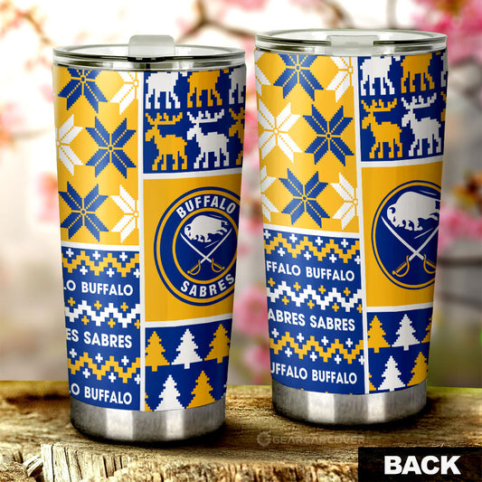 Buffalo Sabres Tumbler Cup Custom Ugly Style Car Accessories - Gearcarcover - 2