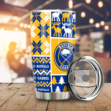Buffalo Sabres Tumbler Cup Custom Ugly Style Car Accessories - Gearcarcover - 1