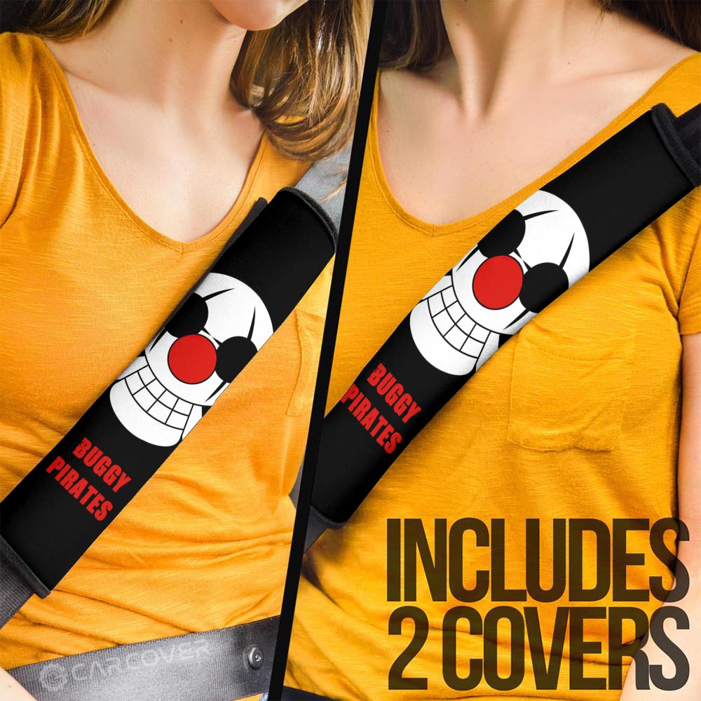 Buggy Pirates Flag Seat Belt Covers Custom Car Accessories - Gearcarcover - 2