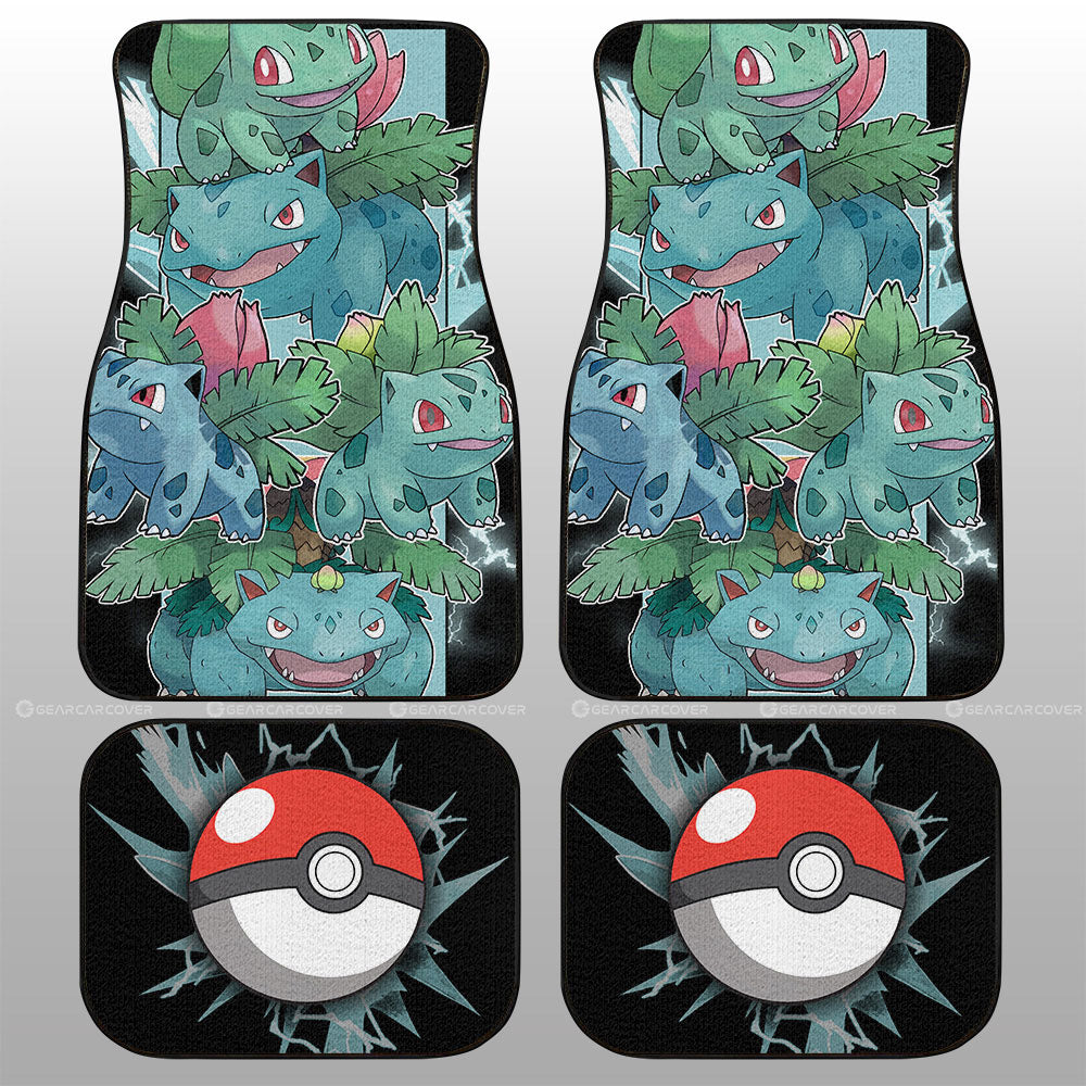 Bulbasaur Car Floor Mats Custom Car Accessories For Fans - Gearcarcover - 1