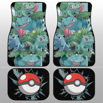 Bulbasaur Car Floor Mats Custom Car Accessories For Fans - Gearcarcover - 1
