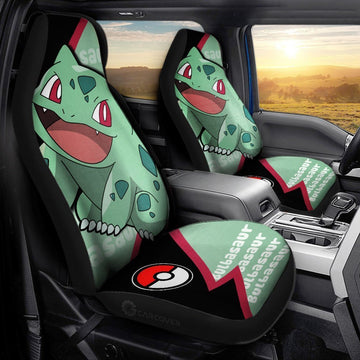 Bulbasaur Car Seat Covers Custom Anime Car Accessories - Gearcarcover - 1