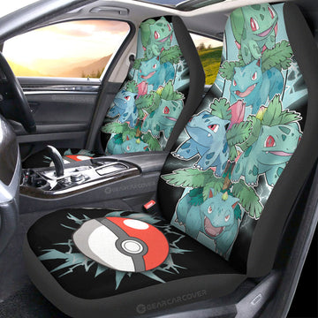 Bulbasaur Car Seat Covers Custom Car Accessories For Fans - Gearcarcover - 1