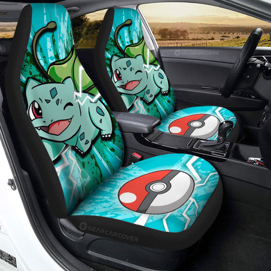 Bulbasaur Car Seat Covers Custom Car Accessories For Fans - Gearcarcover - 2