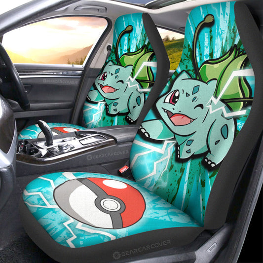 Bulbasaur Car Seat Covers Custom Car Accessories For Fans - Gearcarcover - 1