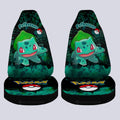 Bulbasaur Car Seat Covers Custom Tie Dye Style Anime Car Accessories - Gearcarcover - 4