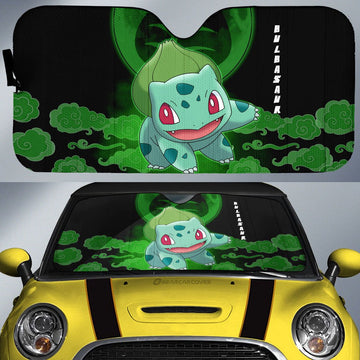 Bulbasaur Car Sunshade Custom Anime Car Accessories - Gearcarcover - 1