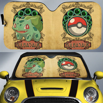 Bulbasaur Car Sunshade Custom Car Interior Accessories - Gearcarcover - 1