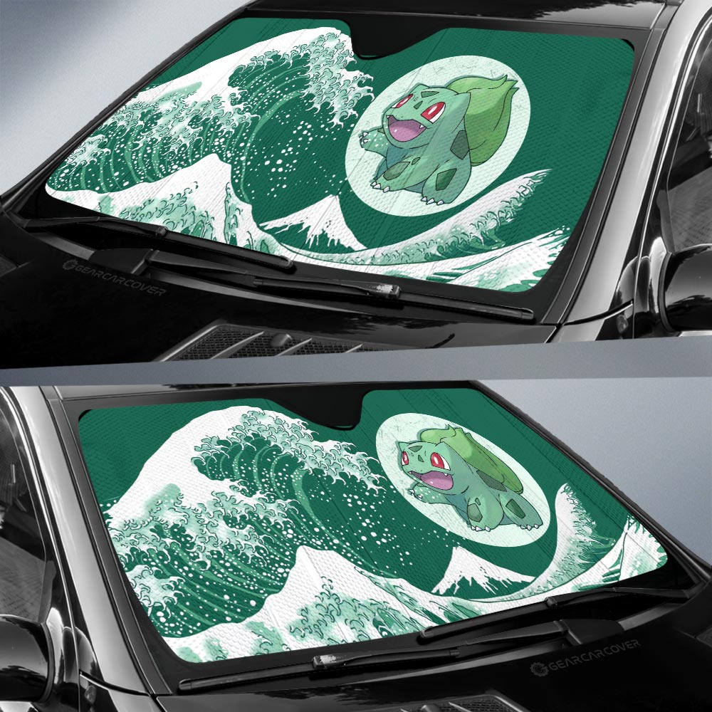 Bulbasaur Car Sunshade Custom Pokemon Car Accessories - Gearcarcover - 2