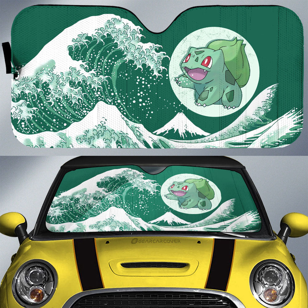 Bulbasaur Car Sunshade Custom Pokemon Car Accessories - Gearcarcover - 1