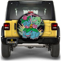 Bulbasaur Evolution Spare Tire Cover Custom Anime - Gearcarcover - 1