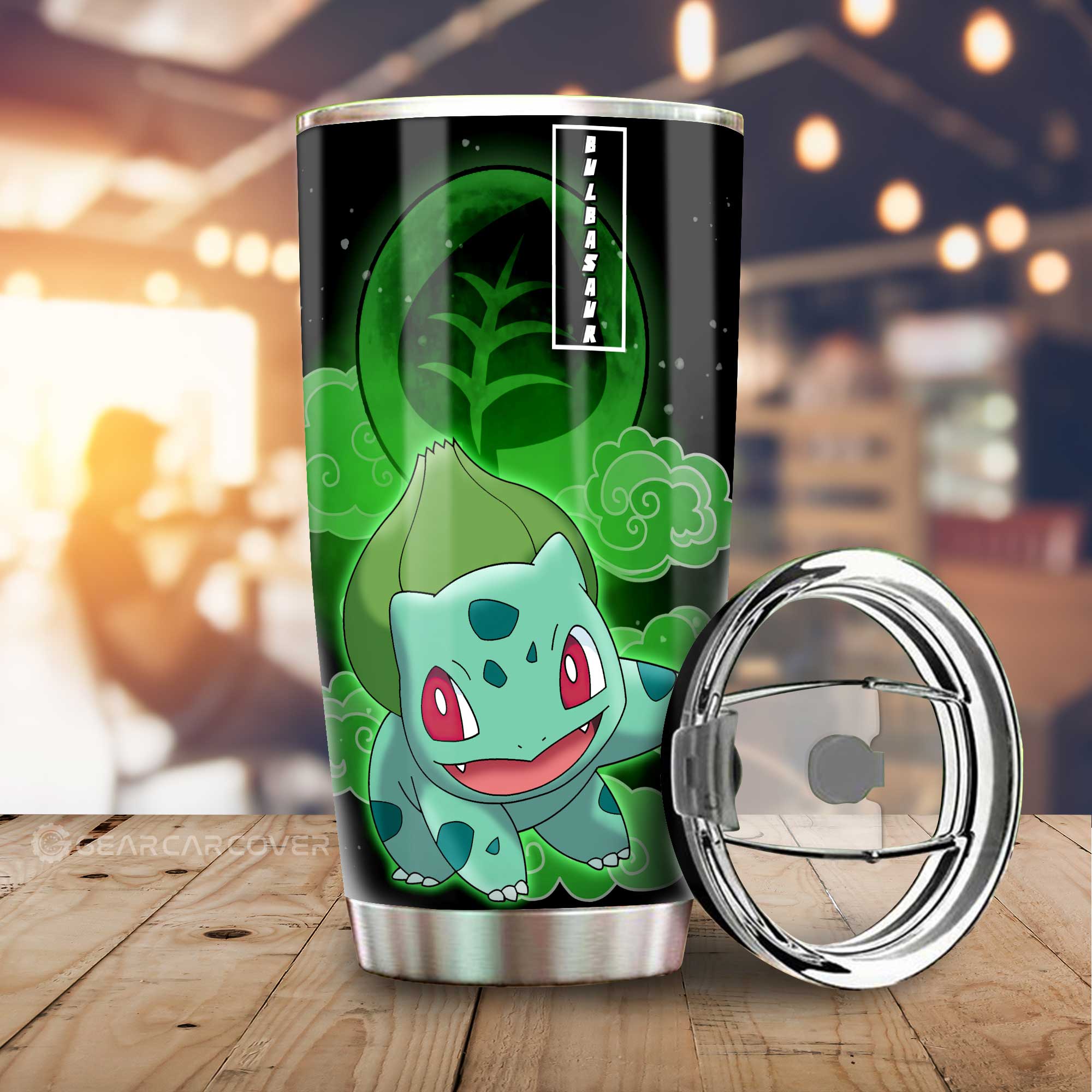 Bulbasaur Tumbler Cup Custom Anime - Gearcarcover - 1