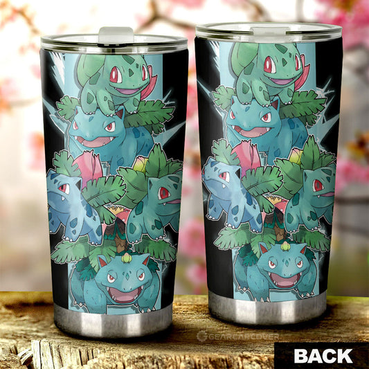 Bulbasaur Tumbler Cup Custom Car Accessories For Fans - Gearcarcover - 2