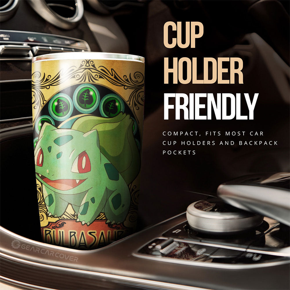 Bulbasaur Tumbler Cup Custom Car Interior Accessories - Gearcarcover - 3