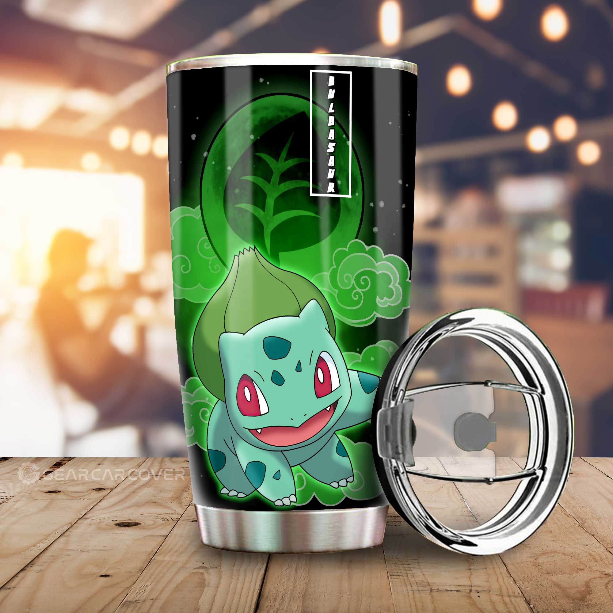 Bulbasaur Tumbler Cup Custom - Gearcarcover - 1