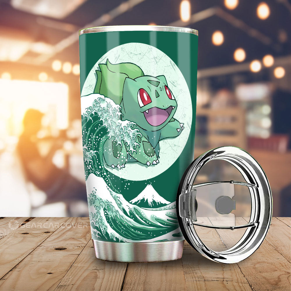 Bulbasaur Tumbler Cup Custom Pokemon Car Accessories - Gearcarcover - 1