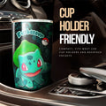Bulbasaur Tumbler Cup Custom Tie Dye Style Anime Car Accessories - Gearcarcover - 2