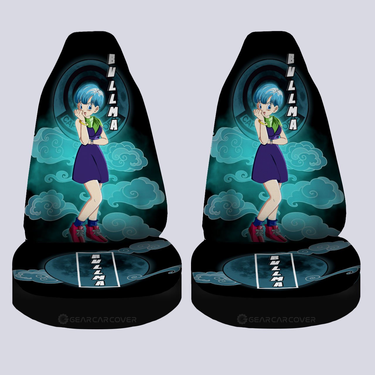 Bulma Car Seat Covers Custom Car Interior Accessories - Gearcarcover - 4