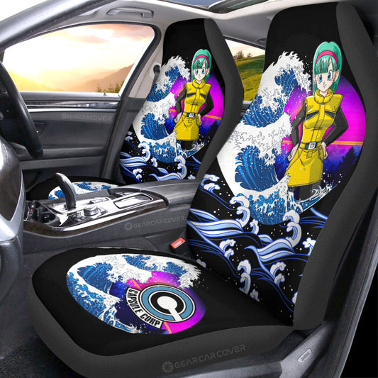 Bulma Car Seat Covers Custom Dragon Ball Car Interior Accessories - Gearcarcover - 1